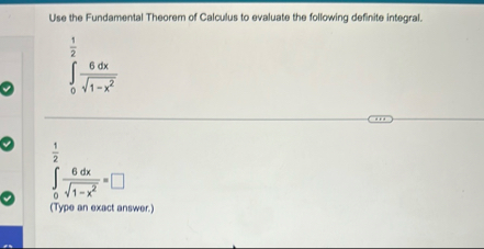 Use the Fundamental Theorem of Calculus to