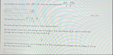 ( a ) Consider the function f ( t ) = 3 2 2 t ,