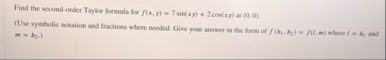 Find the second - order Taylor formula for f ( x