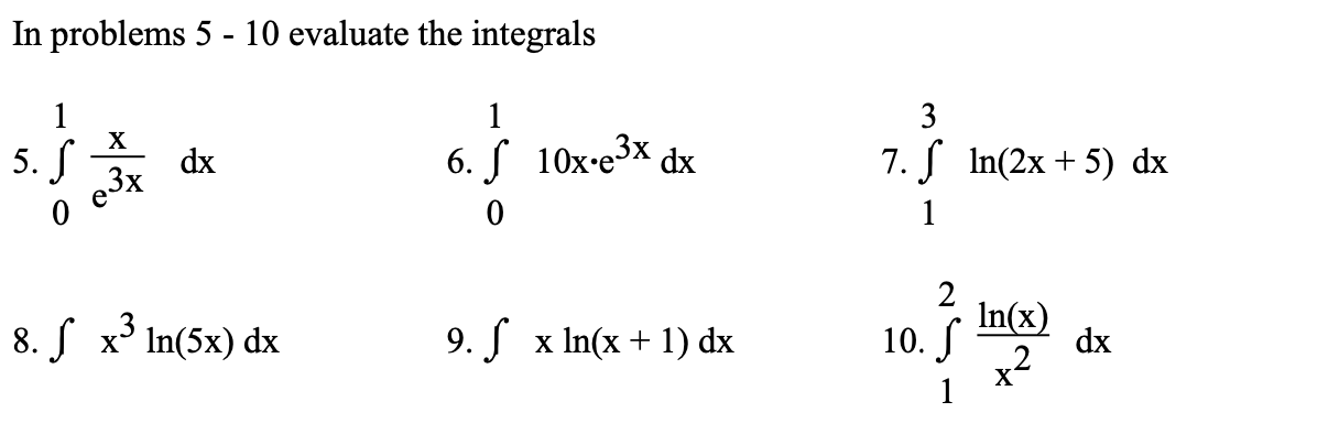 Only # 5 # 7 # 9 Please I n problems 5 - 1 0