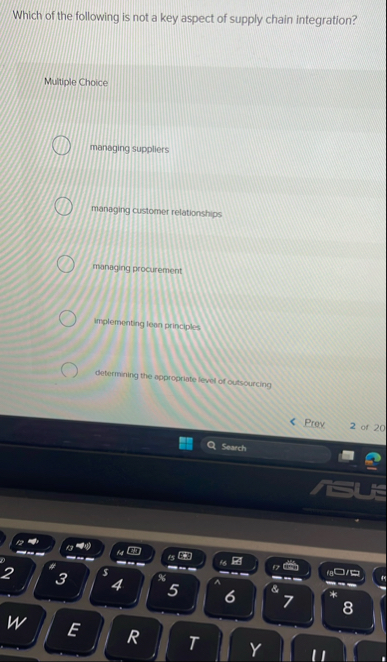 Which of the following is not a key aspect of