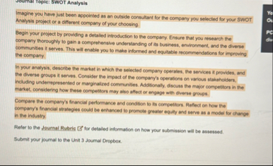 Imagine you have just been appointed as an