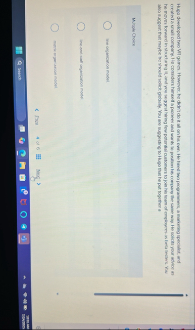 Hugo developed two VR games. However, he didn't