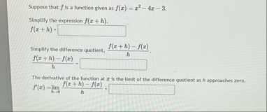 Suppose that f is a function given as f ( x ) = x