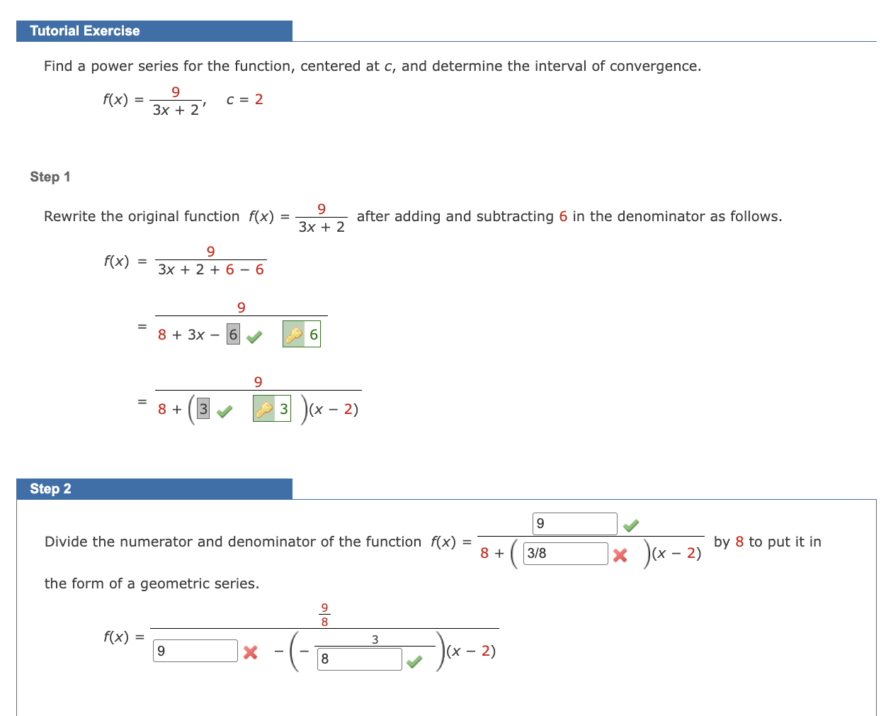Divide the numerator and denominator o f the