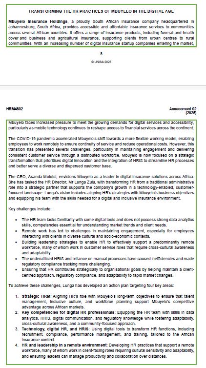 Based on the challenges presented in the case