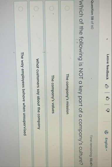Leave feedback ( 3 ) g r a d 1 English Question 5