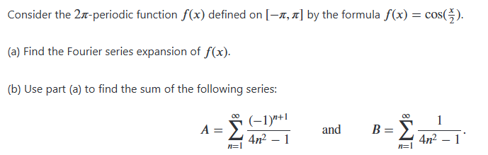 ( b ) Use part ( a ) t o find the sum o f the