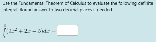 Use the Fundamental Theorem o f Calculus t o