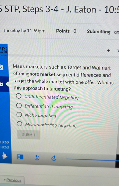 STP , Steps 3 - 4 - J . Eaton - 1 0 : Tuesday by