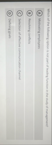 Which of the following option is not part of