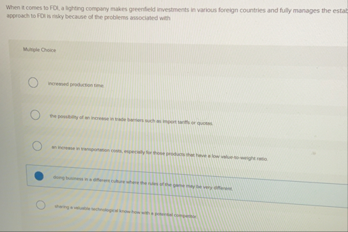 When it comes to FDI, a lighting company makes