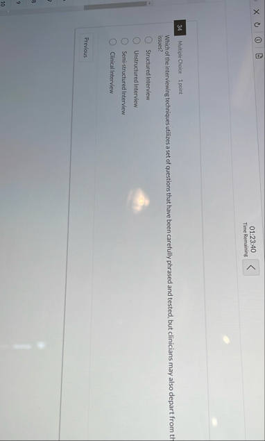 0 1 : 2 3 : 4 0 Time Remaining 3 4 Maltiple