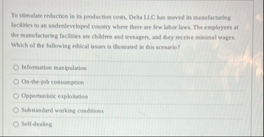 To stimulate reduction in its production costs,