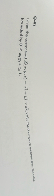 Given the vector field vec ( A ) ( x , y , z ) =