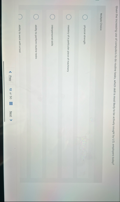 Given the increasing use of computers to do