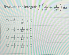 Evaluate the integral: ( 3 x 2 1 2 x 3 ) d x - 4