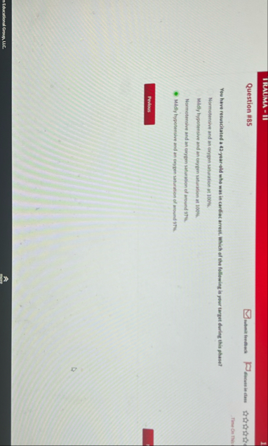 IIKAUMA = II Question # 8 5 submit fred back p