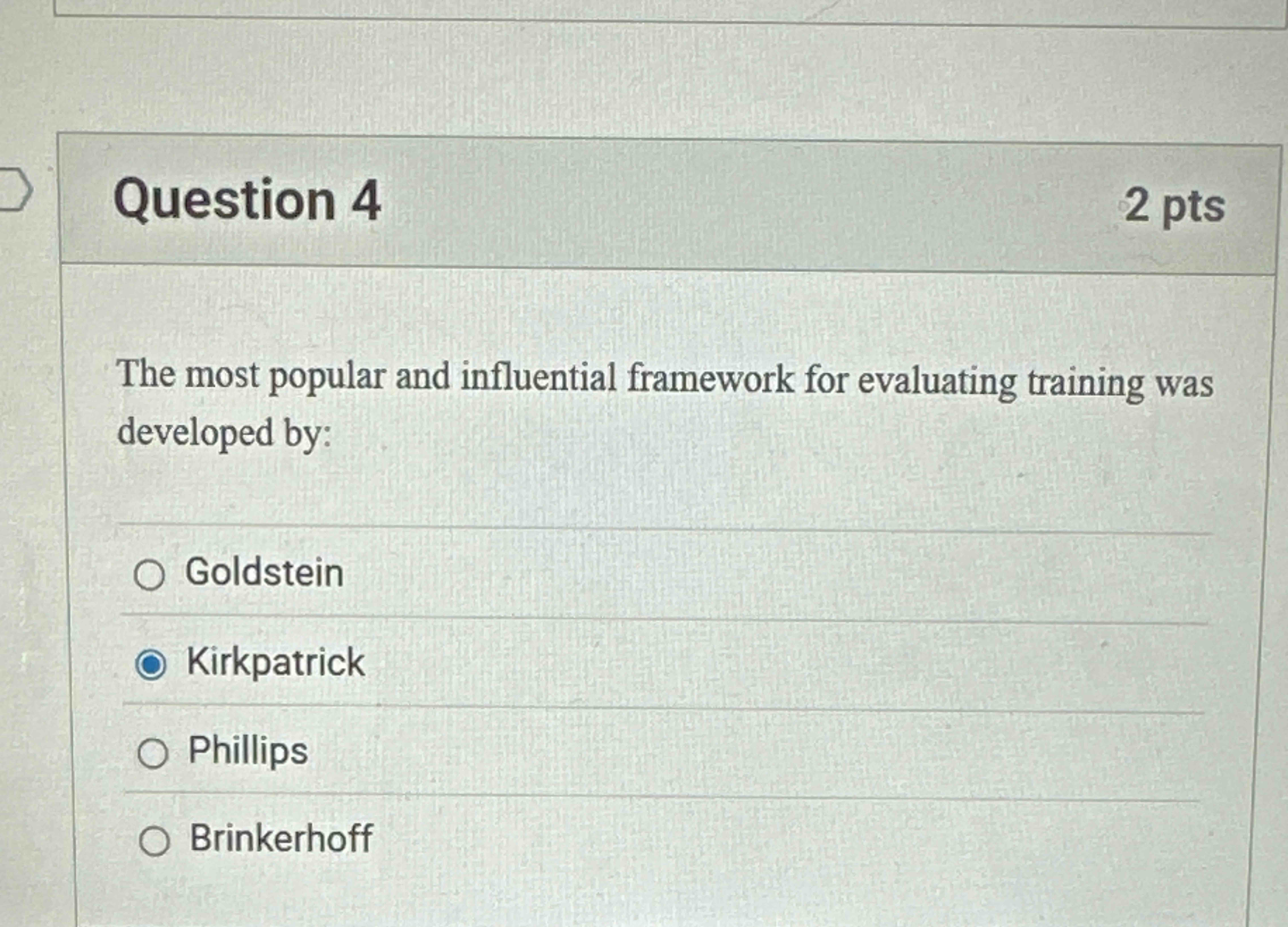 Question 4 The most popular and influential