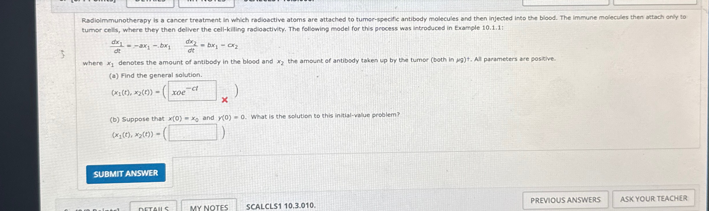 Problem 5 . tumor cells, where they then deliver
