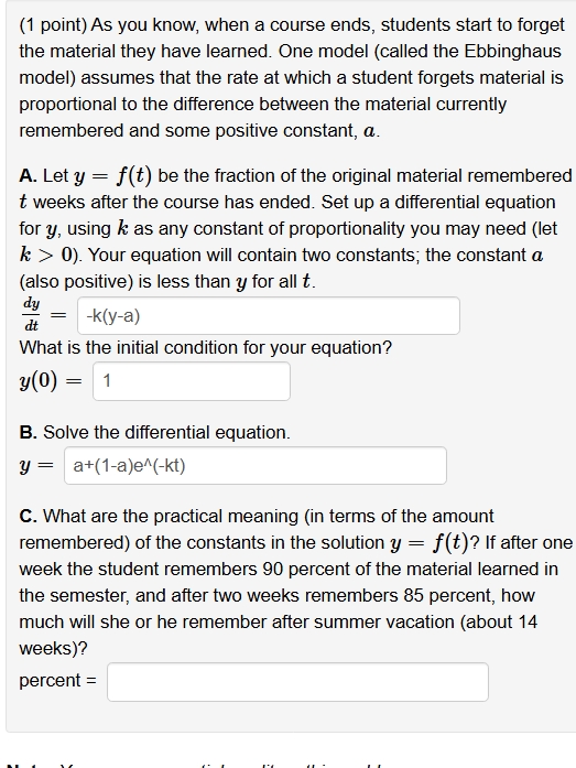 As you know, when a course ends, students start