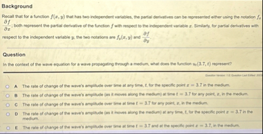 Background Recall that for a function f ( x , y )