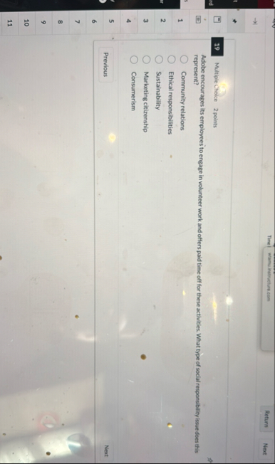 1 9 Multiple Choice 2 points Adobe encourages its