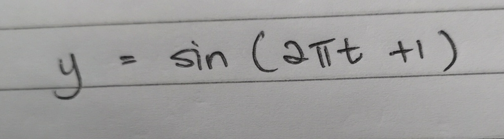 y = s i n ( 2 t + 1 ) chain rule solving