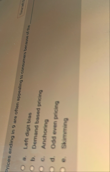 Prices ending in 9 are often appealing to