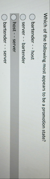 Which of the following most appears to be a