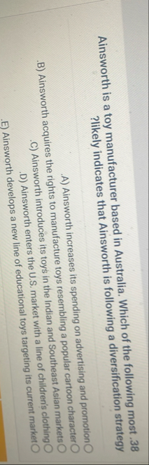 Ainsworth is a toy manufacturer based in