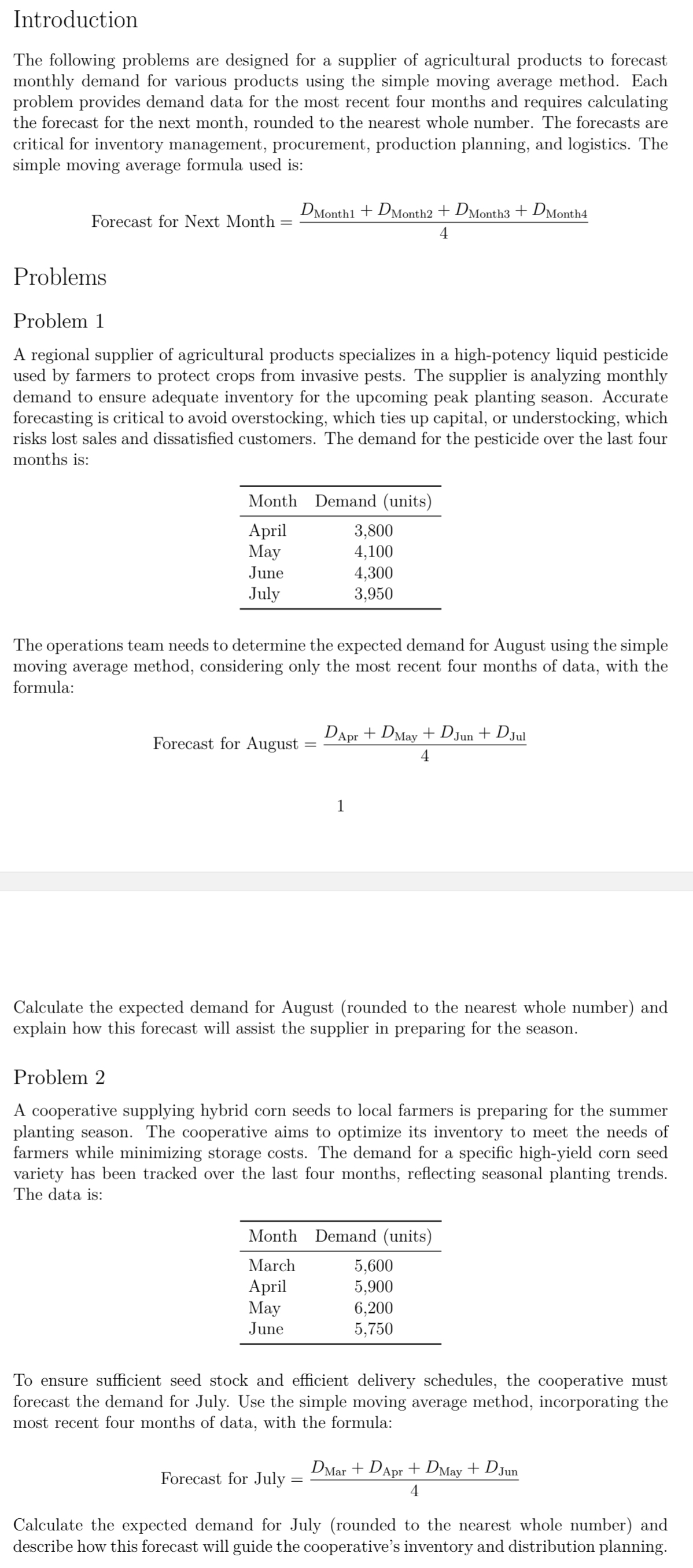 Dry autumn conditions increase demand for