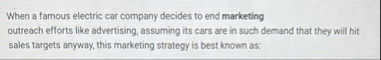 When a famous electric car company decides to end