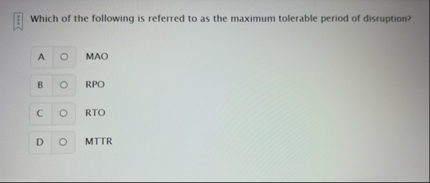 Which of the following is referred to as the