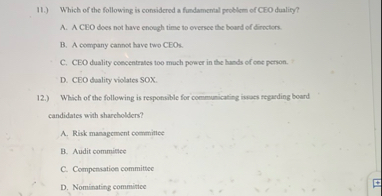 1 1 . ) Which of the following is considered a