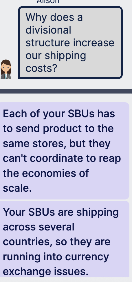 Why does a divisional structure increase our