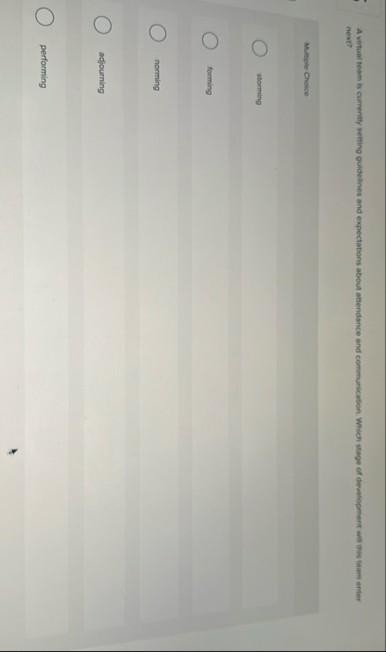 A wrtual team is currently setting guidelines and