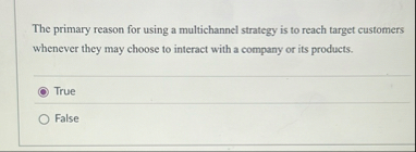 The primary reason for using a multichannel