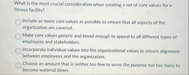 What is the most crucial consideration when