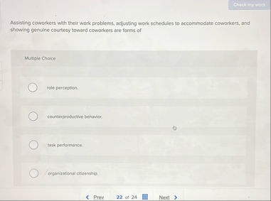 checo ny work Assisting coworkers with their work