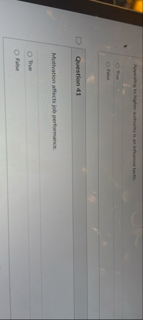 Appealing to higher authority is an influence