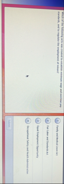 Which of the following acts was created to