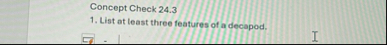 Concept Check 2 4 . 3 List at least three