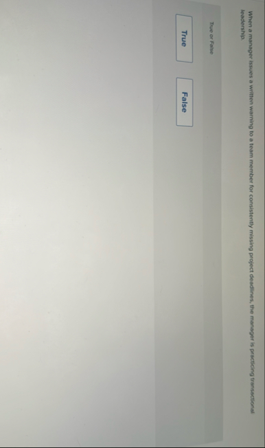 When a manager issues a written warning to a team