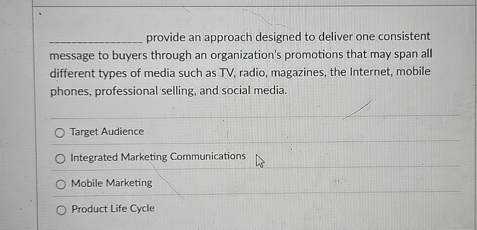 q , provide an approach designed to deliver one