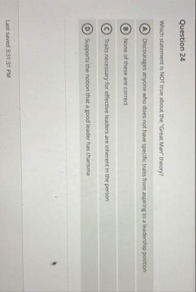 Question 2 4 Which statement is NOT true about