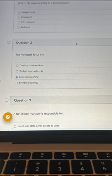 Which role involves acting as a spokesperson?