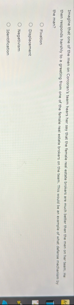 Imagine that one of the men on Corcoran's team