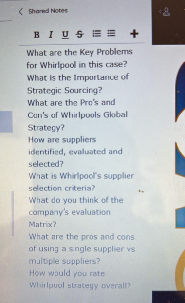 Shared Notes B I What are the Key Problems for