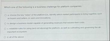 Which one of the following is a business